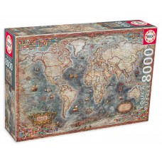 Educa 8000 - Historical map of the world