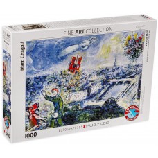 Eurographics  1000  - Paris bouquet, Mark Chagall