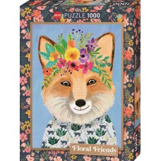Heye 1000 - Friendly fox with flowers